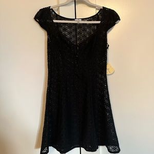 Mirror Palais Maria Micro in Black Eyelet